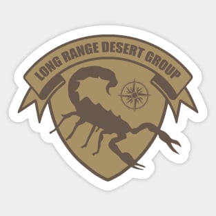 WW2 British Special Forces - Long Range Desert Group LRDG Sticker